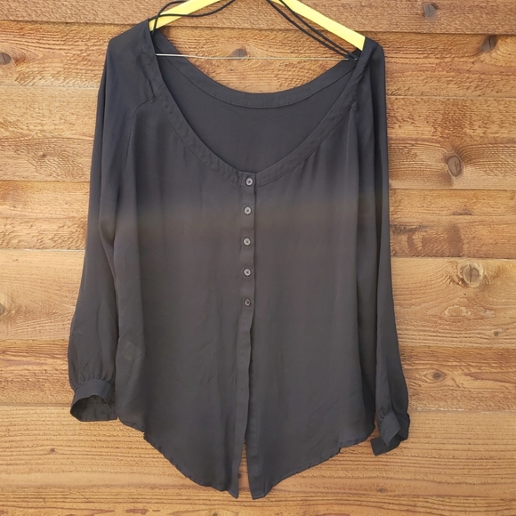 Haute Hippie, Small, Sheer Black - Picture 2 of 6